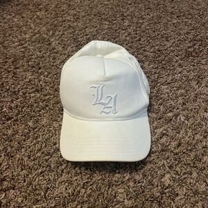Cotton On White Cap with Embroidered Initials